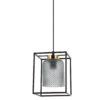 Pendant lamp Lux Sinella – modern pendant lamp in black and steel