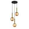 Pendant lamp Lux Ravena – modern pendant lamp in brass