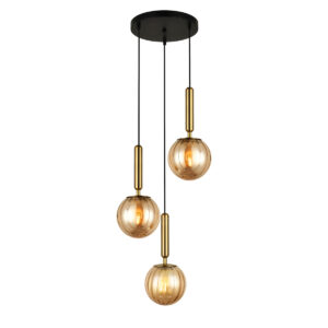Pendant lamp Lux Ravena – modern pendant lamp in brass