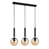 Pendant lamp Lux Ravena – modern pendant lamp in black and steel