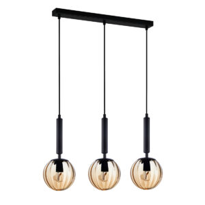 Pendant lamp Lux Ravena – modern pendant lamp in black and steel