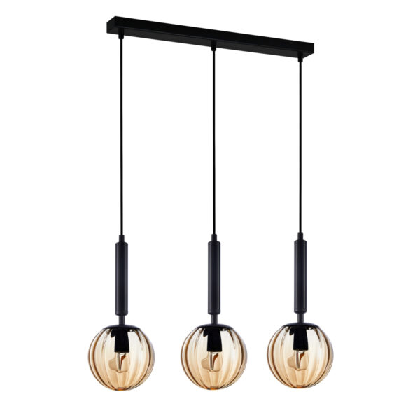 Pendant lamp Lux Ravena – modern pendant lamp in black and steel
