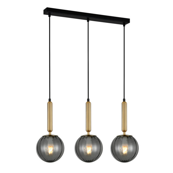 Pendant lamp Lux Ravena – modern pendant lamp in brass