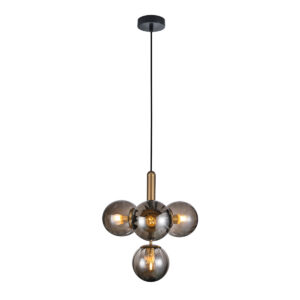 Pendant lamp Lux Ravena – modern pendant lamp in brass