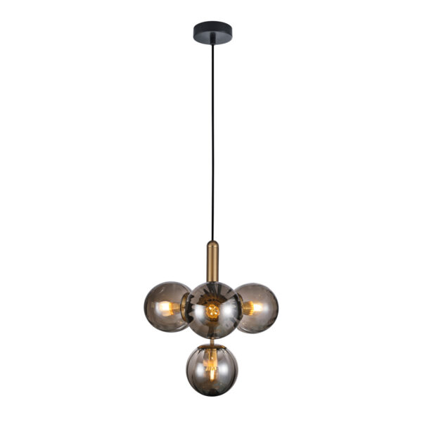 Pendant lamp Lux Ravena – modern pendant lamp in brass