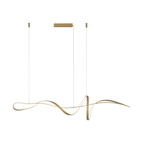 Pendant lamp Lux Mila 40w – modern pendant lamp in white and steel