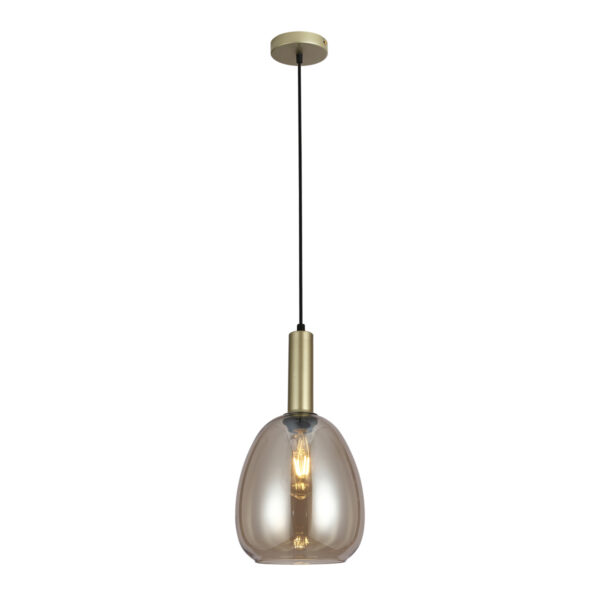 Pendant lamp Lux Gater – modern pendant lamp in gold and metal alloy