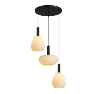 Pendant lamp Lux Gater – modern pendant lamp in black and metal alloy