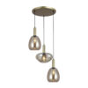 Pendant lamp Lux Gater – modern pendant lamp in gold and metal alloy