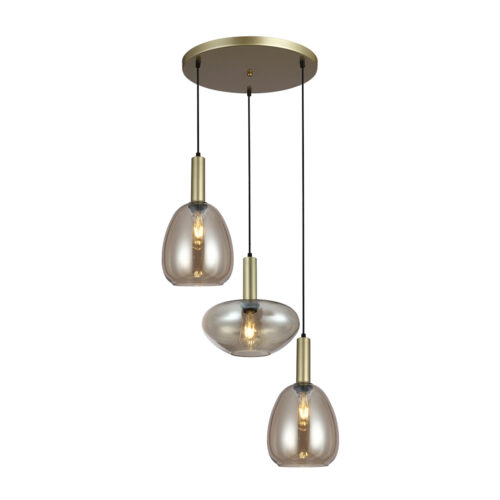 Pendant lamp Lux Gater – modern pendant lamp in gold and metal alloy