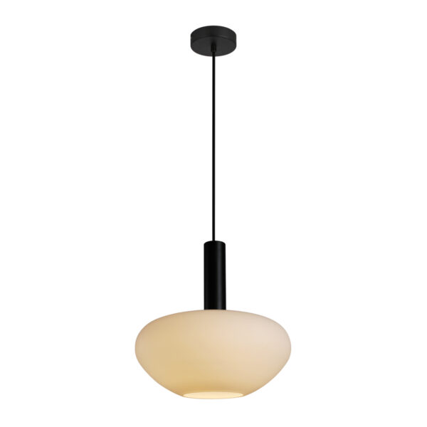 Pendant lamp Lux Gater – modern pendant lamp in black and metal alloy