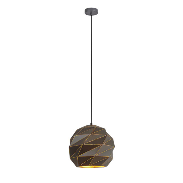 Pendant lamp Lux Palermo PND-2424-1L-GR+GD