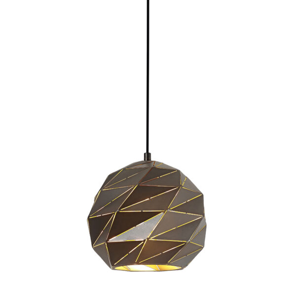 Pendant lamp Lux Palermo – modern pendant lamp in anthracitic and steel