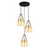 Pendant lamp Lux Solta – modern pendant lamp in black