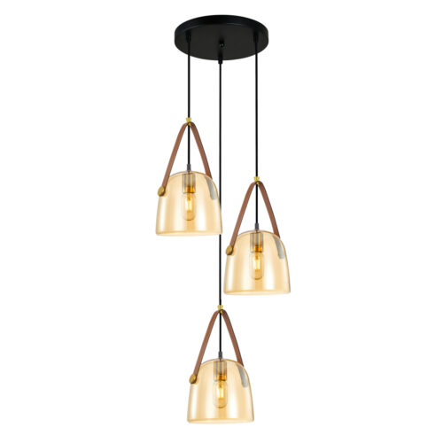 Pendant lamp Lux Solta – modern pendant lamp in black
