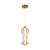 Pendant lamp Lux Sonte 24w – modern pendant lamp in antique matte brown and metal alloy