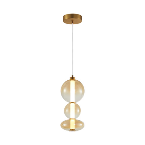 Pendant lamp Lux Sonte 24w – modern pendant lamp in antique matte brown and metal alloy