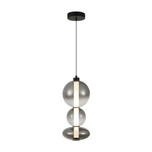 Pendant lamp Lux Sonte – modern pendant lamp in matt black and metal alloy