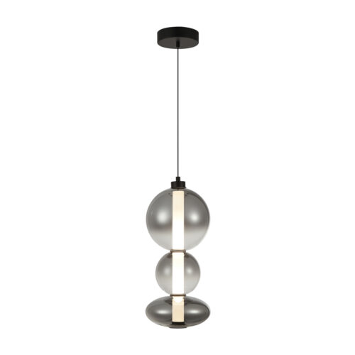 Pendant lamp Lux Sonte – modern pendant lamp in matt black and metal alloy