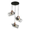Pendant lamp Lux Antoin 40w – modern pendant lamp in black and steel