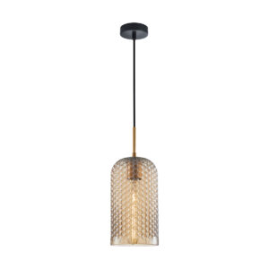 Pendant lamp Lux Renti – modern pendant lamp in gold and steel