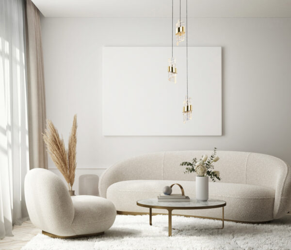 gold and acrylic