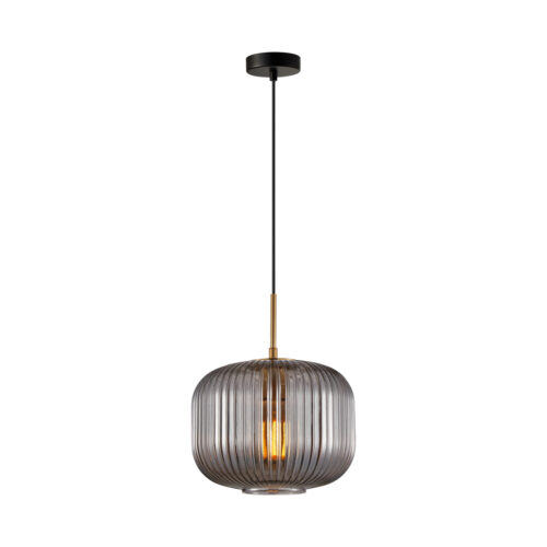 Pendant lamp Lux Gavino – modern pendant lamp in gold and steel