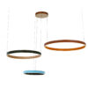 Pendant lamp Lux Manezia 148w – modern pendant lamp in brown