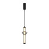 Pendant lamp Lux Bruni – modern pendant lamp in matt black and metal alloy