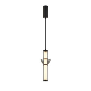Pendant lamp Lux Bruni – modern pendant lamp in matt black and metal alloy