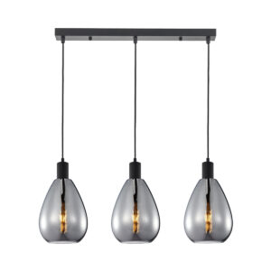 Pendant lamp Lux Zulo 40w – modern pendant lamp in black and metal alloy