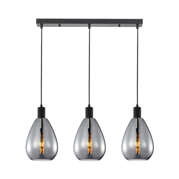 Pendant lamp Lux Zulo 40w – modern pendant lamp in black and metal alloy
