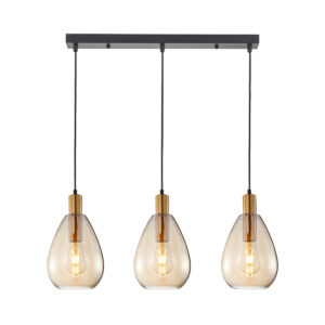 Pendant lamp Lux Zulo – modern pendant lamp in brass and metal alloy