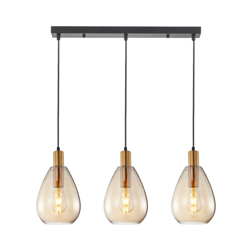 Pendant lamp Lux Zulo – modern pendant lamp in brass and metal alloy