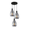 Pendant lamp Lux Zulo – modern pendant lamp in black and metal alloy
