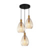 Pendant lamp Lux Zulo – modern pendant lamp in brass and metal alloy