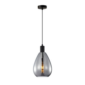 Pendant lamp Lux Zulo – modern pendant lamp in black and metal alloy