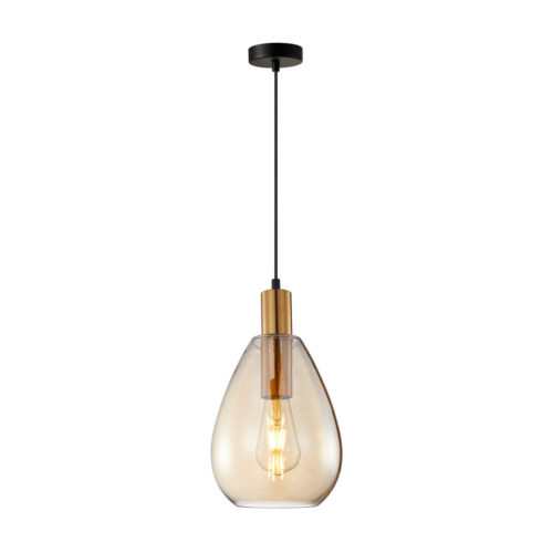 Pendant lamp Lux Zulo – modern pendant lamp in brass and metal alloy