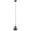 Pendant lamp Lux Poggi – modern pendant lamp in matt black and steel