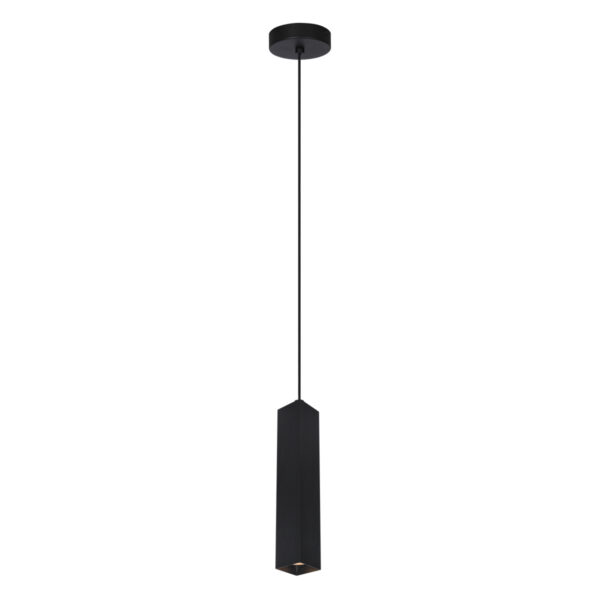 Pendant lamp Lux Ander 10w – modern pendant lamp in sandblasted black and steel