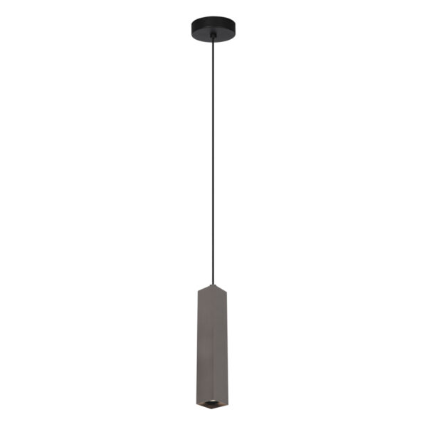 Pendant lamp Lux Ander – modern pendant lamp in brown and steel