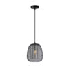 Pendant lamp Lux Amiria 40w – modern pendant lamp in black and metal alloy