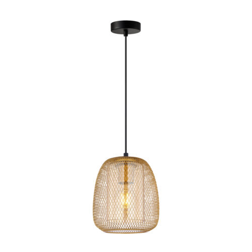 Pendant lamp Lux Amiria – modern pendant lamp in gold and metal alloy