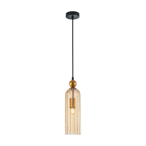 Pendant lamp Lux Levie 40w – modern pendant lamp in gold and steel