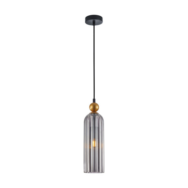 Pendant lamp Lux Levie – modern pendant lamp in gold and steel