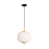 Pendant lamp Lux Olmeto 10w – modern pendant lamp in gold and steel