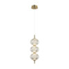 Pendant lamp Lux Lazie 13w – modern pendant lamp in brass