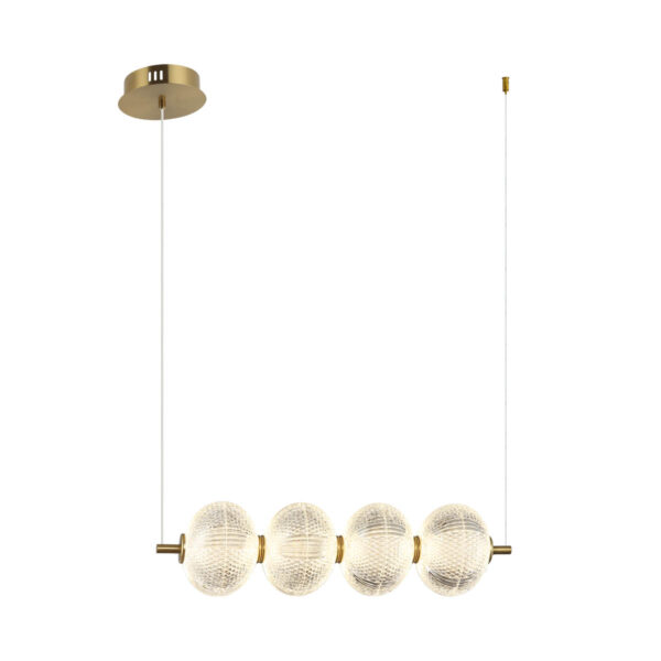Pendant lamp Lux Lazie 19w – modern pendant lamp in brass