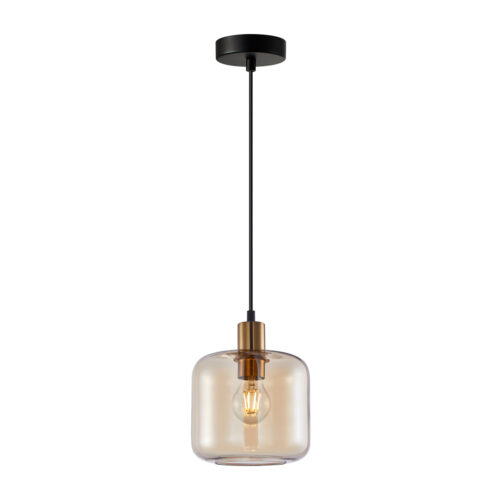 Pendant lamp Lux Zona 40w – modern pendant lamp in gold and steel