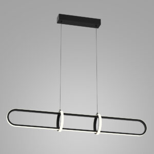 Pendant lamp Lux Cerrila – modern pendant lamp in black and steel
